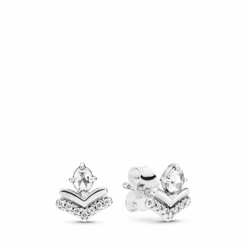 Pandora Classic Wishes Stud Earrings NZ Sale, Sterling Silver (607942-ZYF)